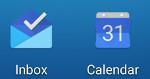 Inbox and Calendar Icons